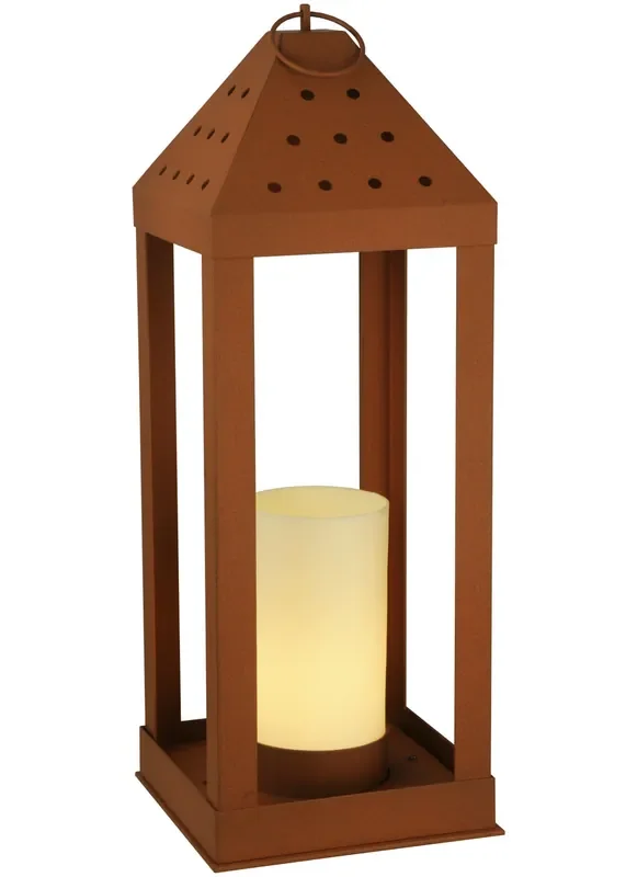 Meyda 11.5″sq Wigodsky Ark Lantern Post Mount – 138525
