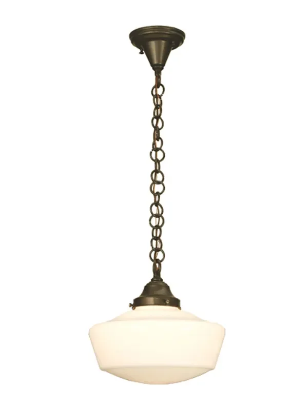 Meyda 12″w Revival Schoolhouse Pendant – 78010