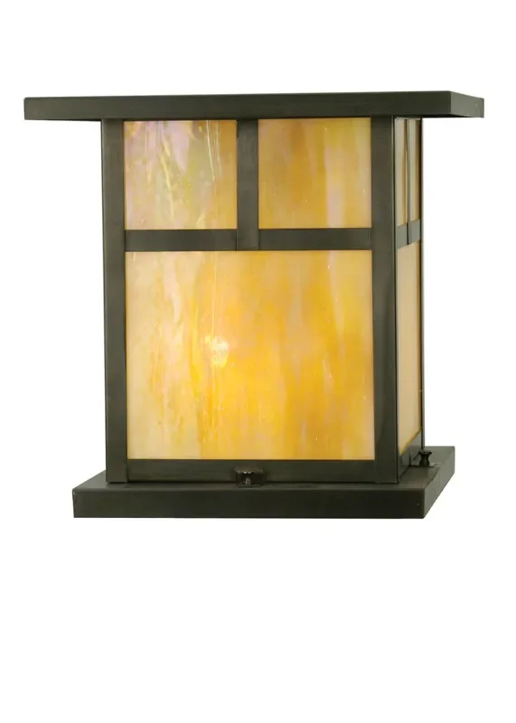Meyda 14″sq Hyde Park T Mission Pier Mount – 30319