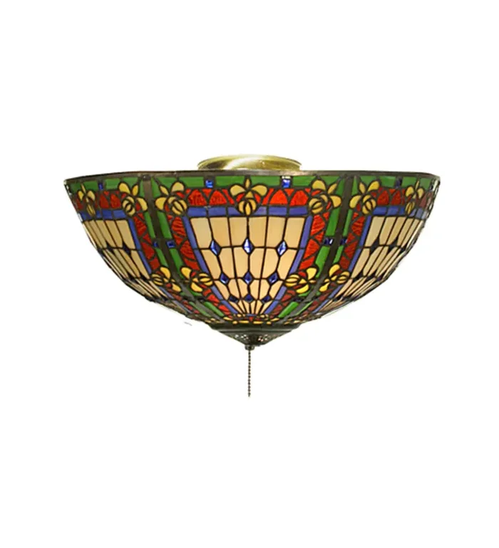 Meyda 16″w Fleur-de-lis Fan Light Fixture – 97924