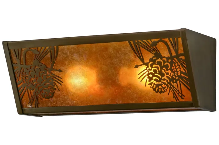 Meyda 16″w Winter Pine Vanity Light – 158331