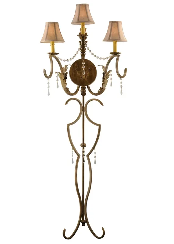 Meyda 20″w Old Broadway 3 Lt Wall Sconce – 107845