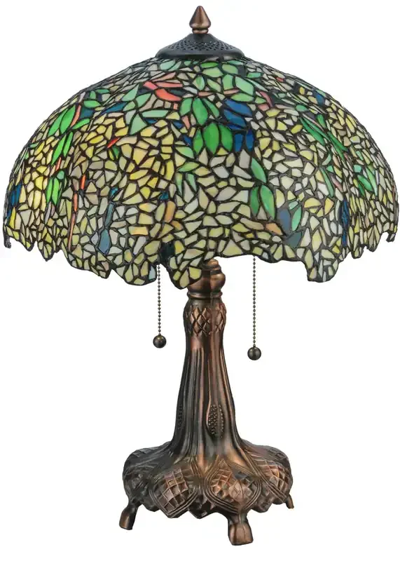 Meyda 22″h Tiffany Laburnum Table Lamp – 139607