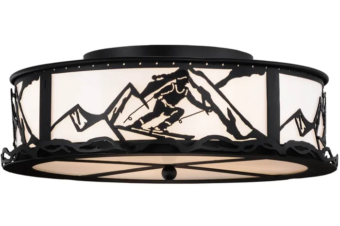 Meyda 22″w Alpine Flushmount – 15435