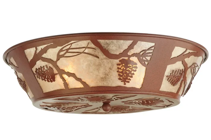 Meyda 22″w Whispering Pines Flushmount – 141946