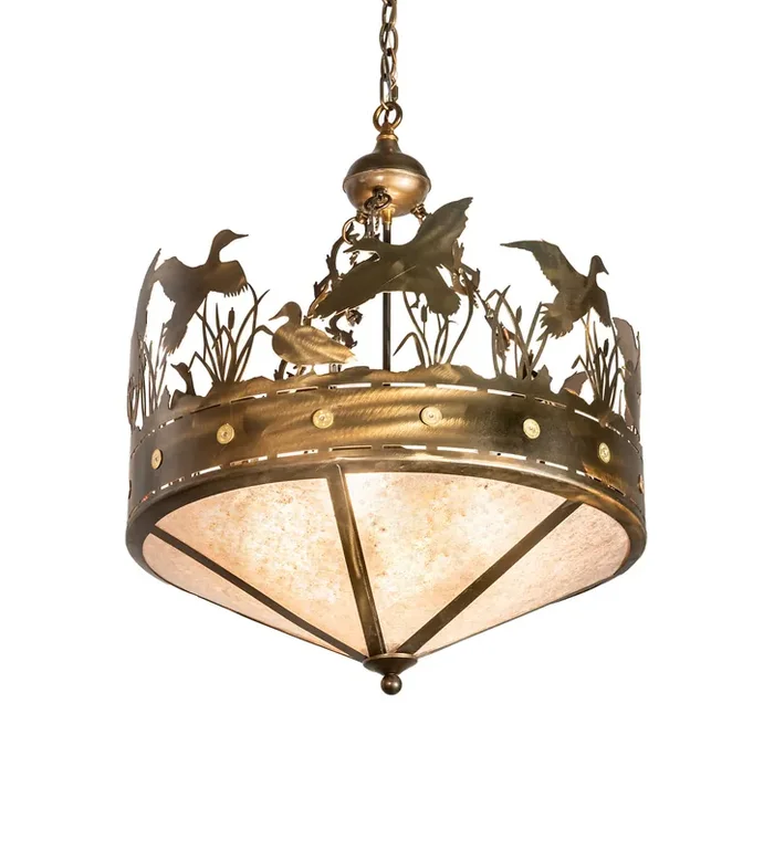 Meyda 24″ Wide Ducks In Flight Island Pendant – 32314