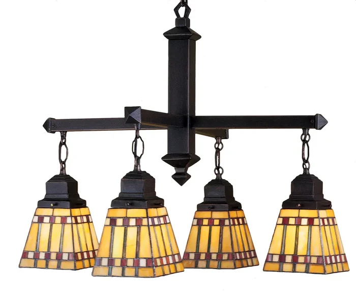 Meyda 26″w Prairie Corn 4 Lt Chandelier.609 – 24265