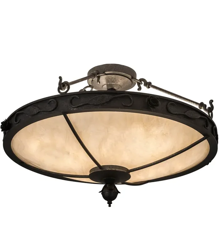 Meyda 26″ Wide Arabesque Semi-flushmount – 196691
