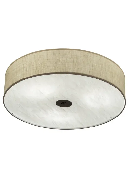 Meyda 36″w Cilindro Textrene Flushmount – 179593