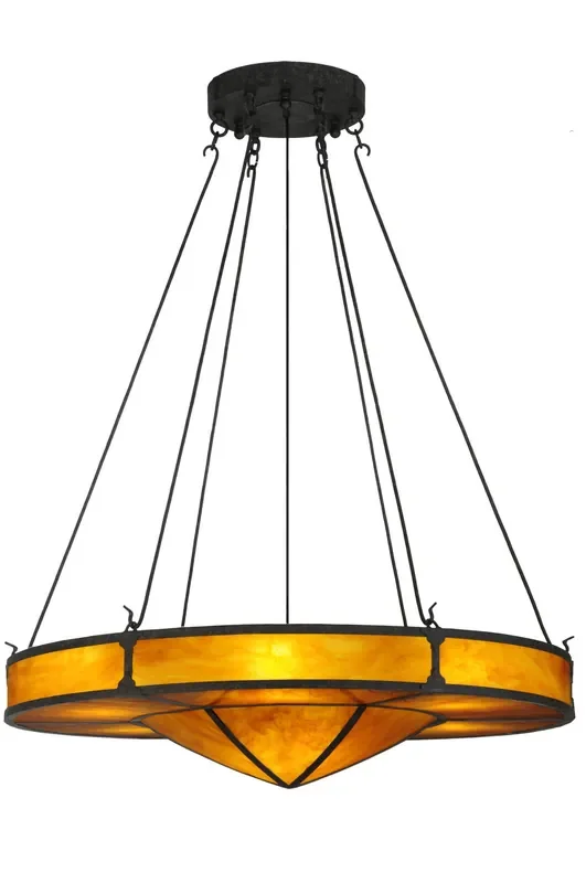 Meyda 48″w Timber Semi-flushmount – 143370