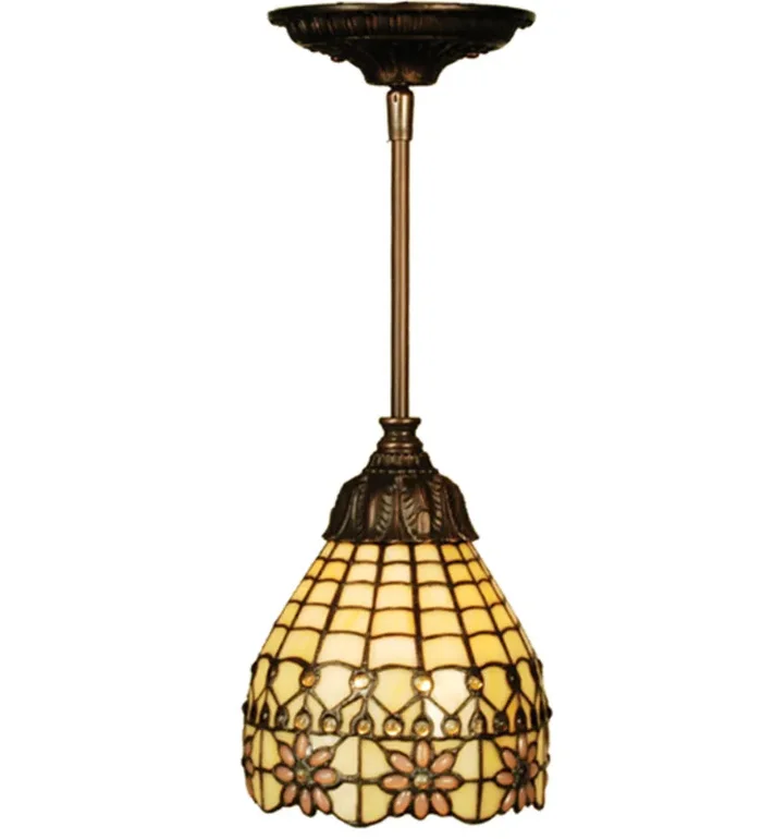 Meyda 6″w Victorian Flourish Mini Pendant – 69629