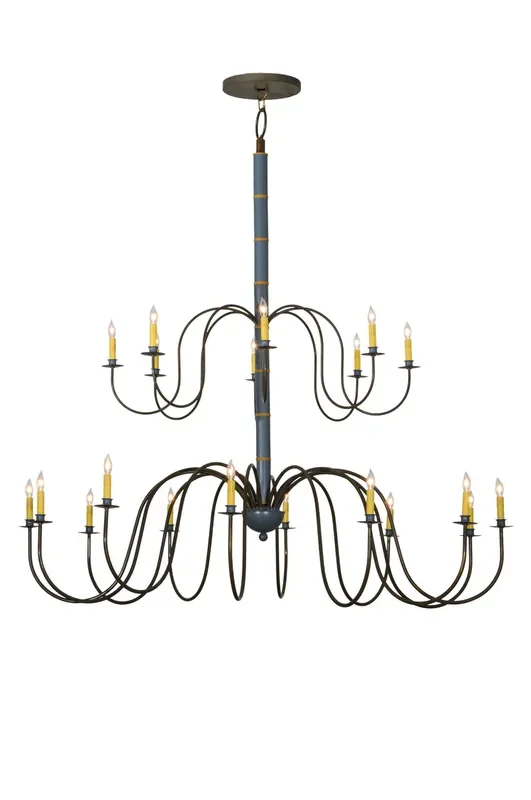 Meyda 68″w Marseille 20 Lt Two Tier Chandelier – 143566