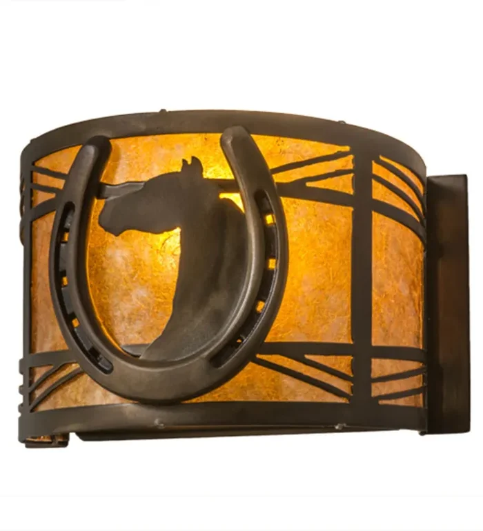 Meyda 8″w Horseshoe Wall Sconce – 176944