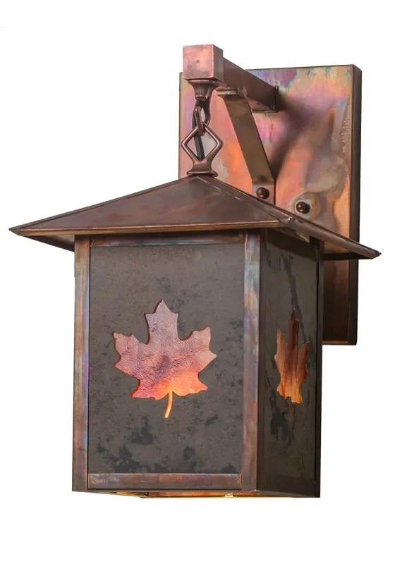 Meyda 9″w Seneca Maple Leaf Wall Sconce – 162642