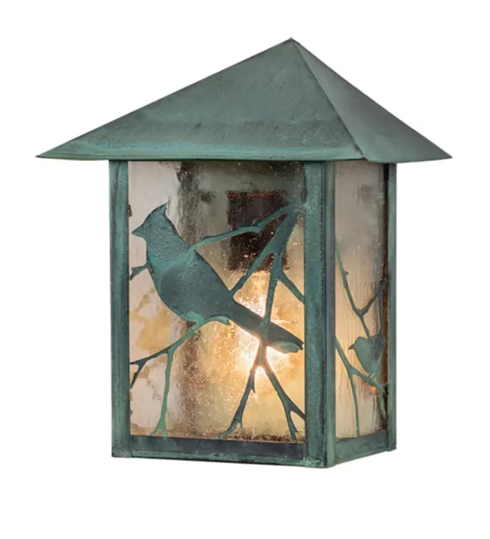 Meyda 9″w Seneca Songbird Wall Sconce – 37386