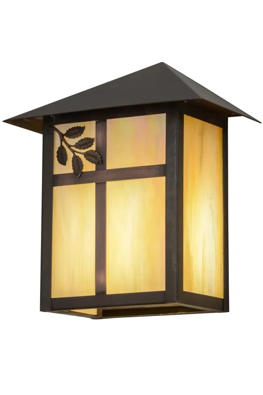 Meyda 9″w Seneca Sprig Wall Sconce – 160167