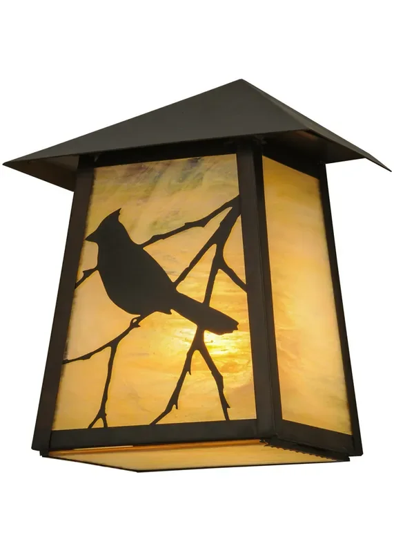Meyda 9″w Stillwater Song Bird Wall Sconce – 150382