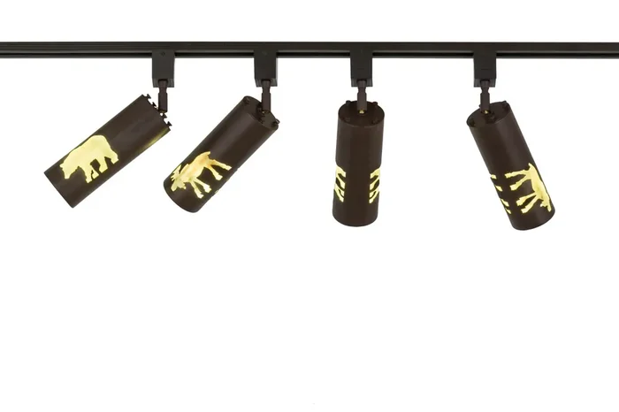 Meyda 96″l Moose & Black Bear 4 Lt Track Lighting – 169789