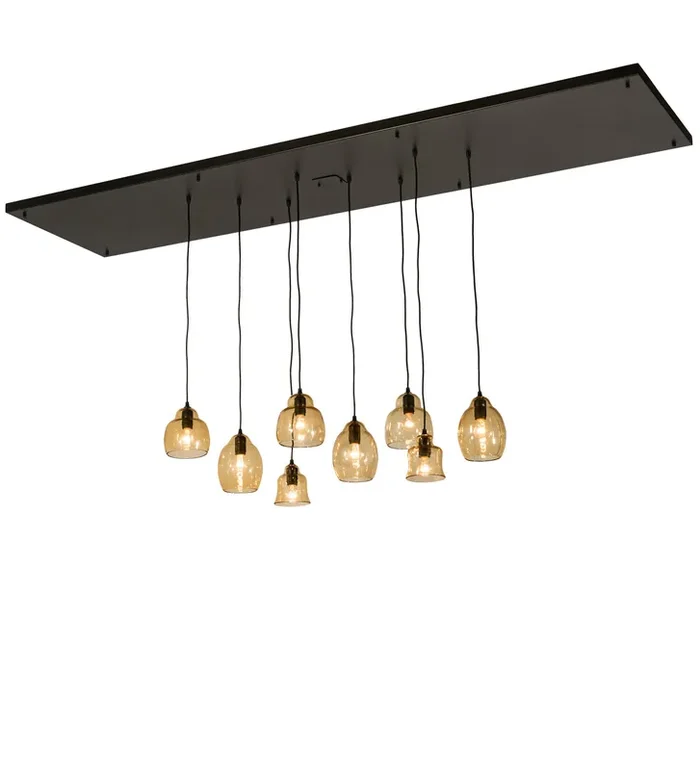 Meyda 96″ Long Raquel 8 Light Cascading Pendant – 189591