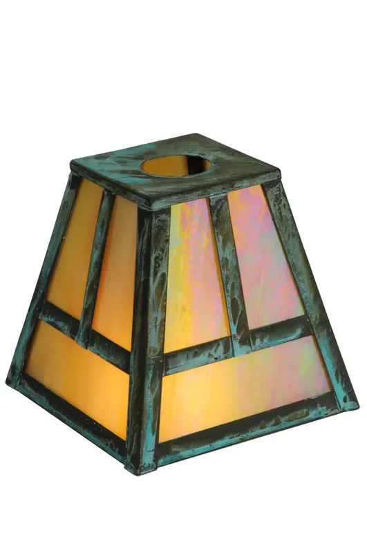 Meyda Roofed 9″ T Mission W/ Ring – 142416