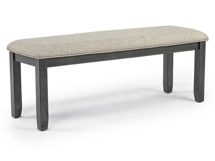 Miami Dining Bench in Gray