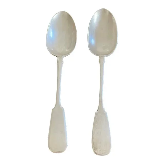 Mid 19th Century Russian Silver 84 Spoons-
