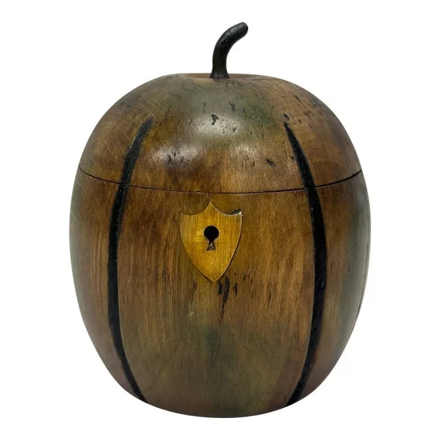 Mid 19th Century The Federalist Apple Tea Caddy