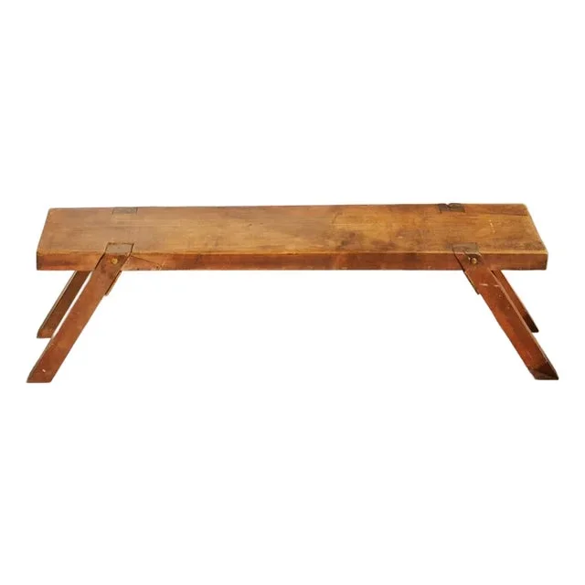 Mid 20th Century Antique Low Bench