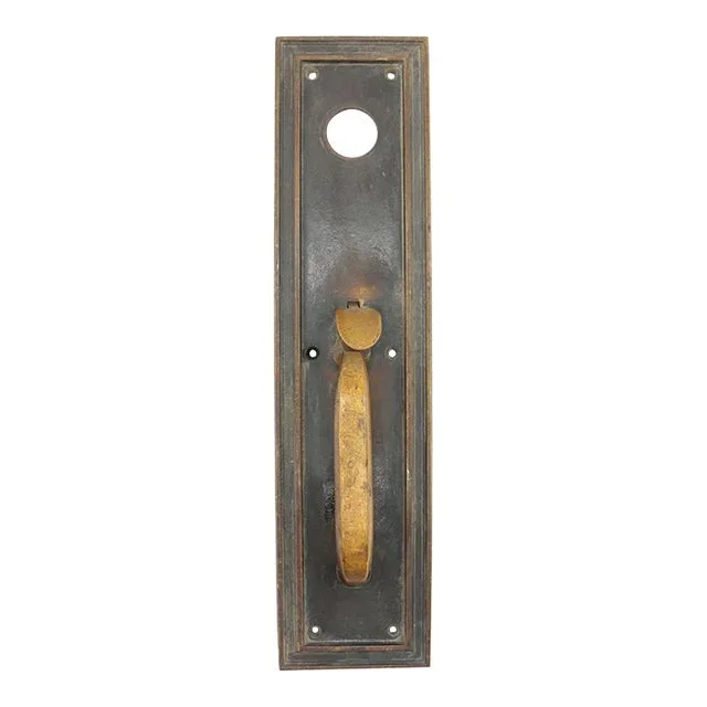 Mid 20th Century Art Deco Bronze Entry Door Pull