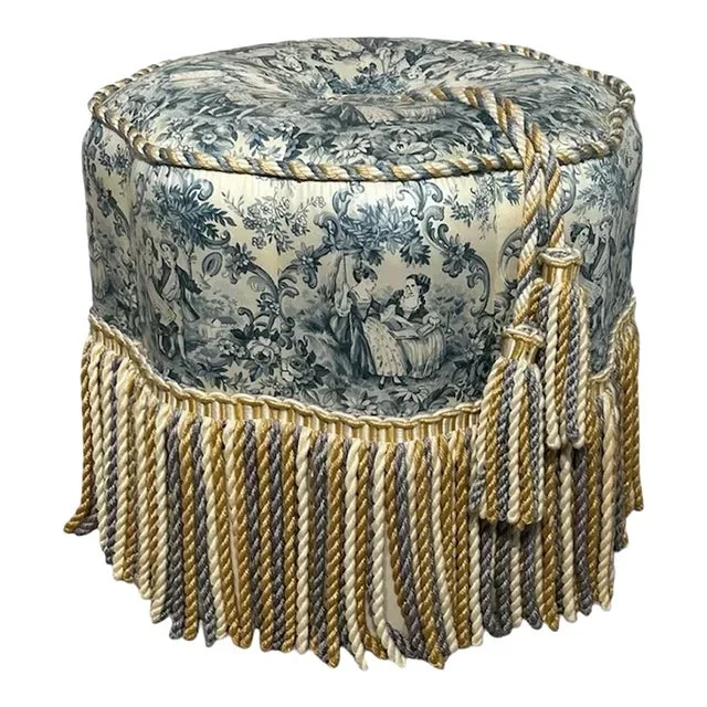 Mid 20th Century Custom Designer Ottoman