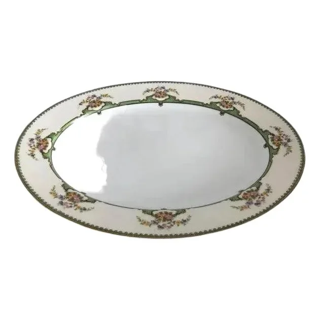 Mid 20th Century Vintage Noritake China Serving Platter