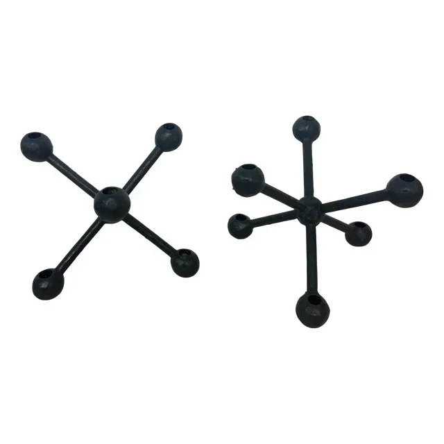 Mid-Century Candleholders, 1970s, Set of 2