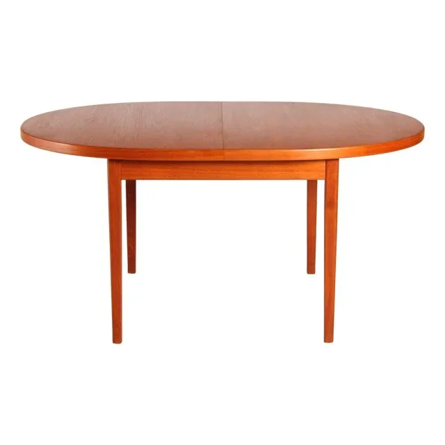 Mid-Century Danish Extendable Teak Dining Table by Bernhard Pedersen & Son, 1960s