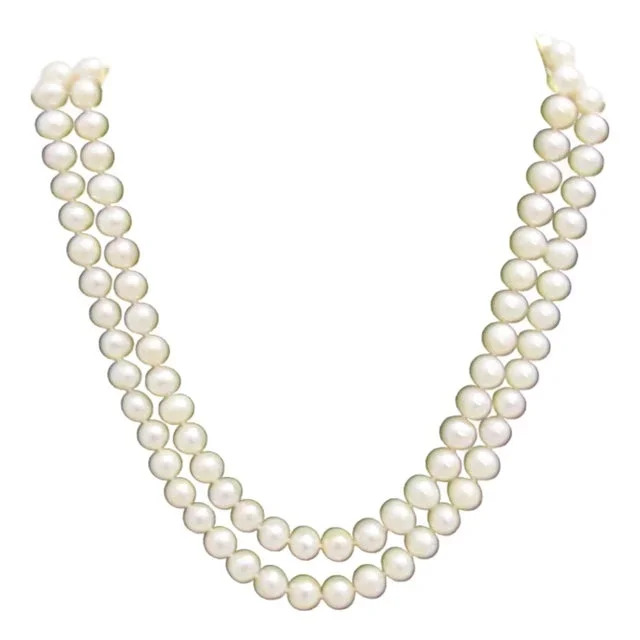 Mid-Century Double Strand Freshwater Pearl Necklace
