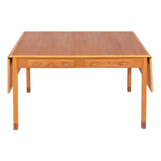 Mid-Century Extendable Dining Table by David Rosen for Nordiska Kompaniet, Sweden, 1950s