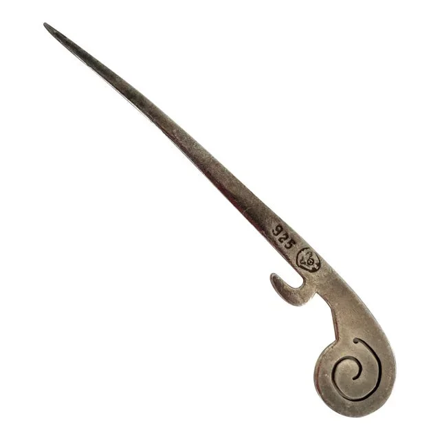 Mid Century Mexican Stamped Silver Tooth Pick