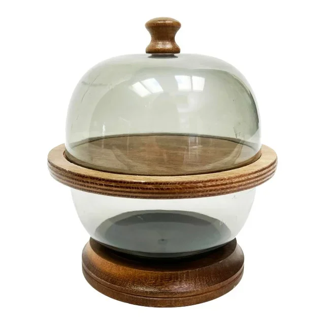 Mid Century Modern Atomic Globe Cheese and Cracker Display