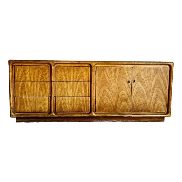 Mid Century Modern Wooden Dresser by Thomasville