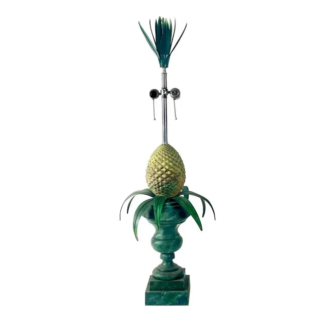 Mid-Century Pineapple Table Lamp