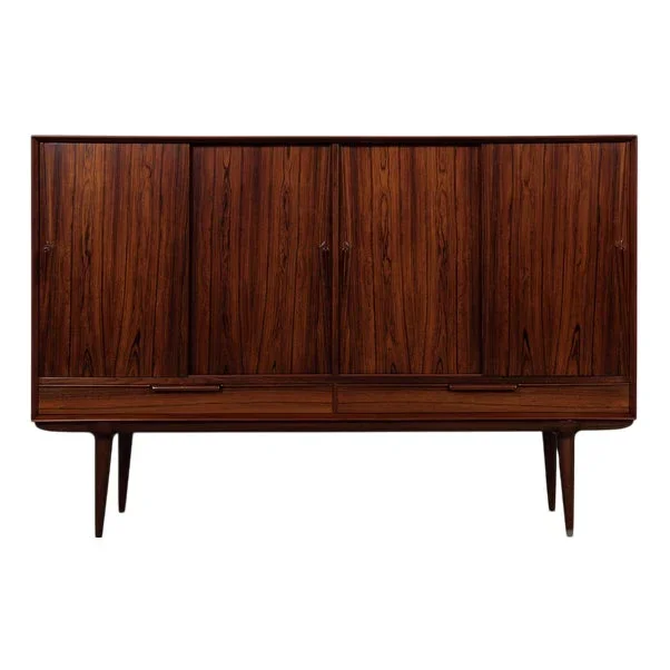 Midcentury Modern Danish Model 13 Highboard in Rosewood by Omann Jun, 1960s
