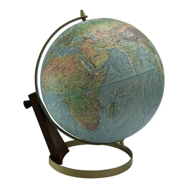 Midcentury Modern World Globe Circa 1960’s