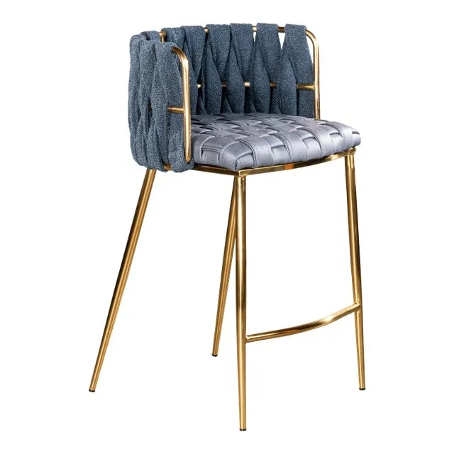 Milano Counter Chair in Blue