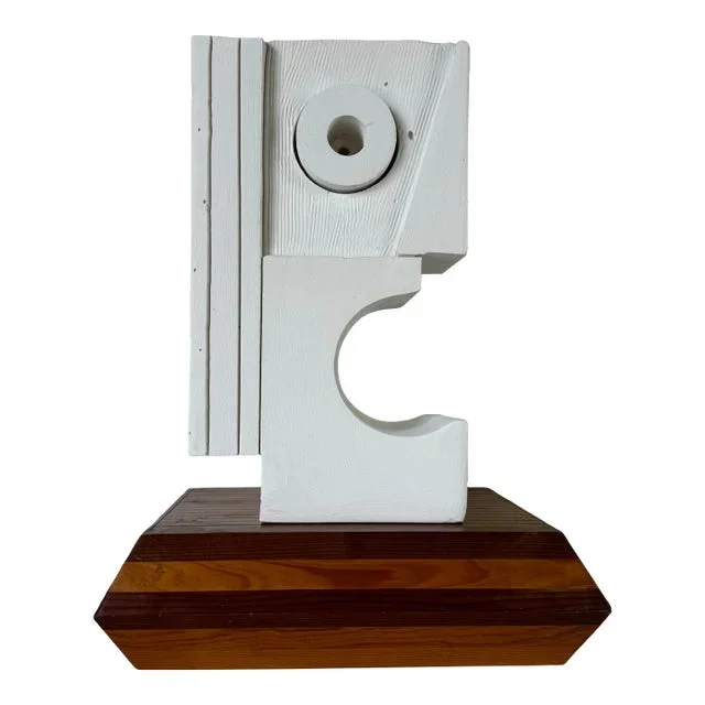 Modern Abstract Geometric Art Plaster Sculpture
