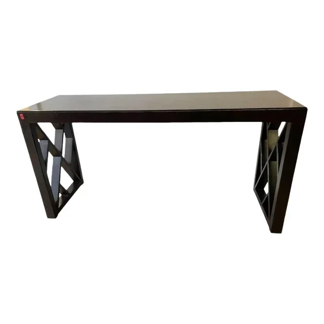 Modern Black Console Table