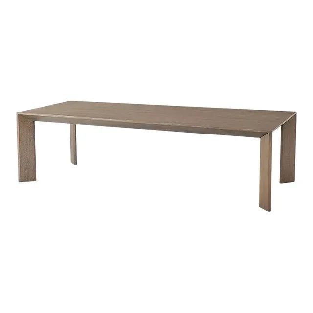 Modern Cerused Oak Dining Table