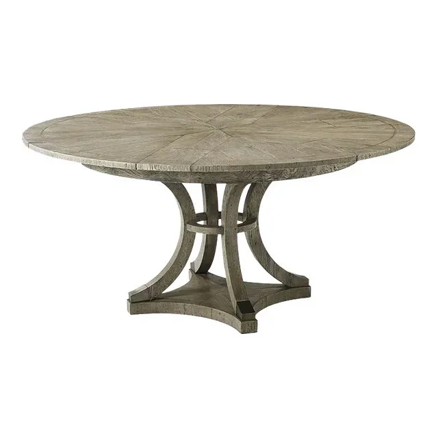 Modern Jupe Extending Greyed Oak Dining Table