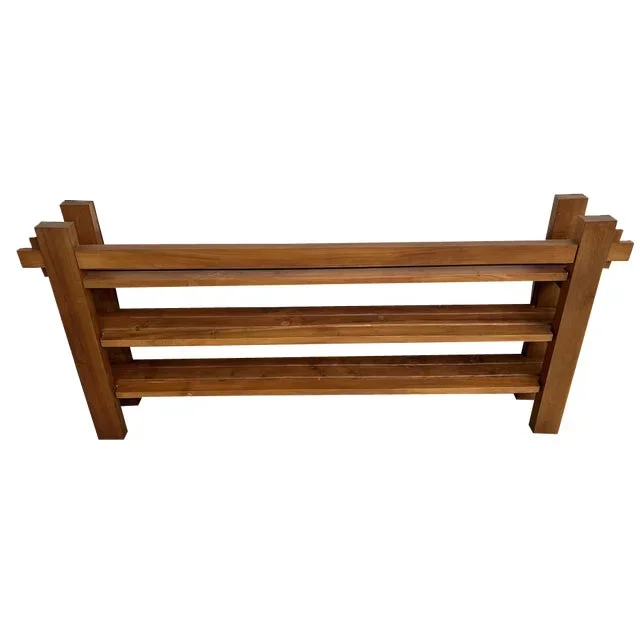 Modern Wall Shelf in Elm, 1970s