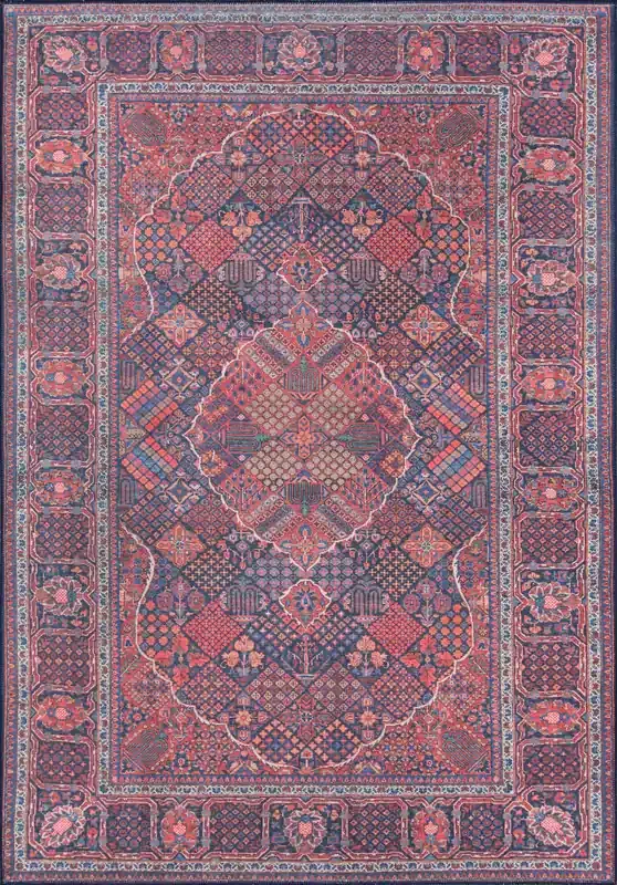 Momeni Afshar AFS10 Navy Machine Made Area Rugs