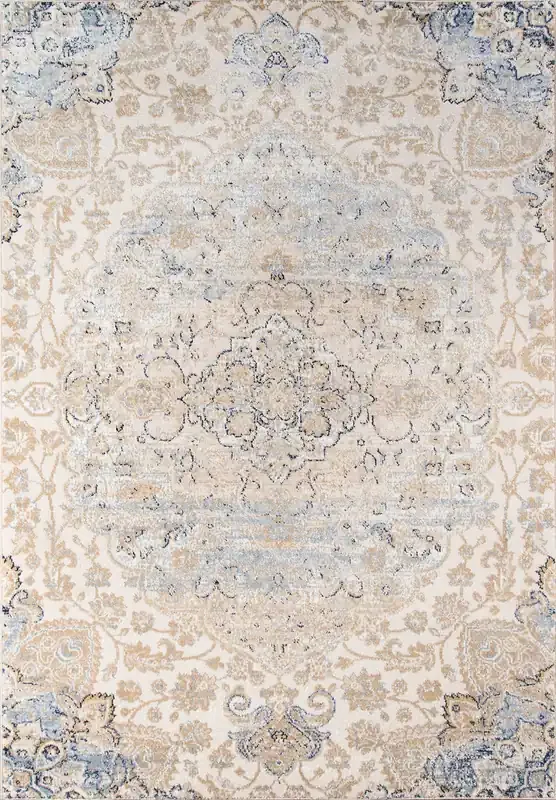 Momeni Amelia AM-01 Beige Machine Made Area Rugs