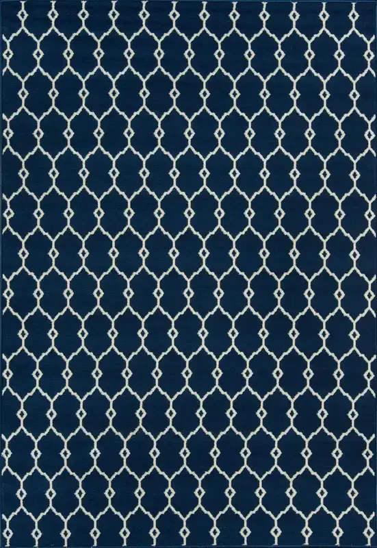 Momeni Baja BAJ-2 Navy Machine Made Area Rugs